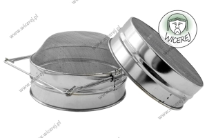 Sito do miodu podwójne wypukłe śr. 20cm filtr do miodu cedzak cedzidło