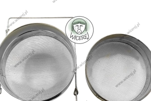 Sito do miodu podwójne wypukłe śr. 20cm filtr do miodu cedzak cedzidło