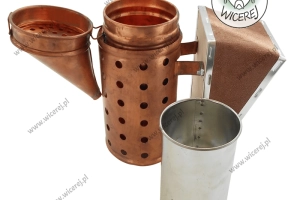 Podkurzacz Solidny Premium Miedziany z Wkładem i z Chłodnicą Odymiacz