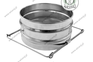Sito do miodu płaskie podwójne śr. 20cm filtr do miodu cedzidło na miód