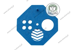 Zasuwka do Ula kwadrat, Zamknięcie wylotka okrągłego, średnica 5cm