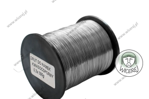 Drut pszczelarski do ramek 0,3mm - 0,5kg Nierdzewny ramki ule