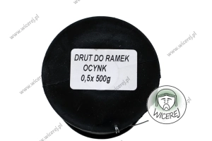 Drut pszczelarski do ramek 0,5mm - 0,5kg Ocynkowany ramki ule