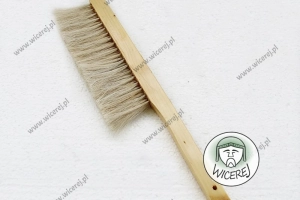 Maxi Zmiotka Duża 2 rzędowa naturalne włosie miotełka szczotka do pszczół