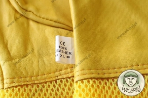 Premium Skórzane Rękawice Pszczelarskie Oddychające Długie rozmiar XL (10)