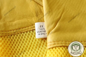 Premium Skórzane Rękawice Pszczelarskie Oddychające Długie rozmiar 2XL (11)