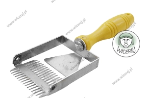 Premium Solidny Widelec do Odsklepiania z Wybierakiem Dwustronny, Grzebień