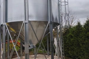 Silos lejowy 40,6 T - POLSKI PRODUCENT-MONTAŻ-TRANSPORT