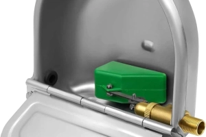 Poidło INOX z zaworem pływakowym, ze stali nierdzewnej, 2,5 litra