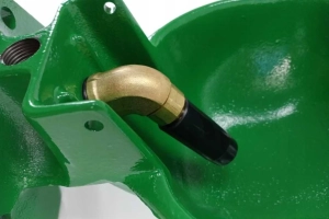 Poidło miskowe żeliwne, z zaworem rurowym, dla bydła i koni, 2,5L