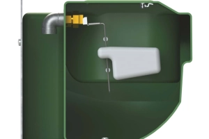 Poidło dla bydła S60, podwójne, 58 l, montaż ścienny/rurkowy, Kerbl