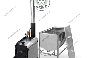 Wzmocniona 0,8mm Topiarka Parowa do Wosku (25/30 ramek) z Generatorem Pary