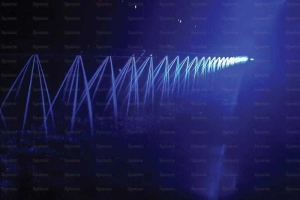 LED Lampa robocza niebieska oświetlająca belkę opryskiwacza, 10-80V