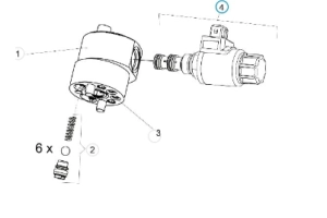 ELEKTROZAWÓR ŁADOWACZA QUICKE / 10550323
