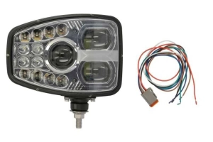 Reflektor LED Lampa, Światło Przednie Ładowarki JCB, MANITOU, LIEBHERR