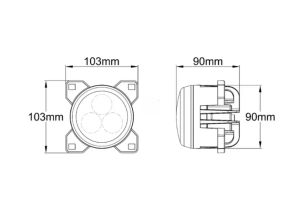 Lampa robocza LED do Fendt, Massey Ferguson,