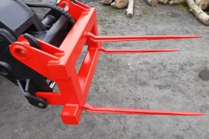 Widły 3 szt. chwytak do bel - różne mocowania.